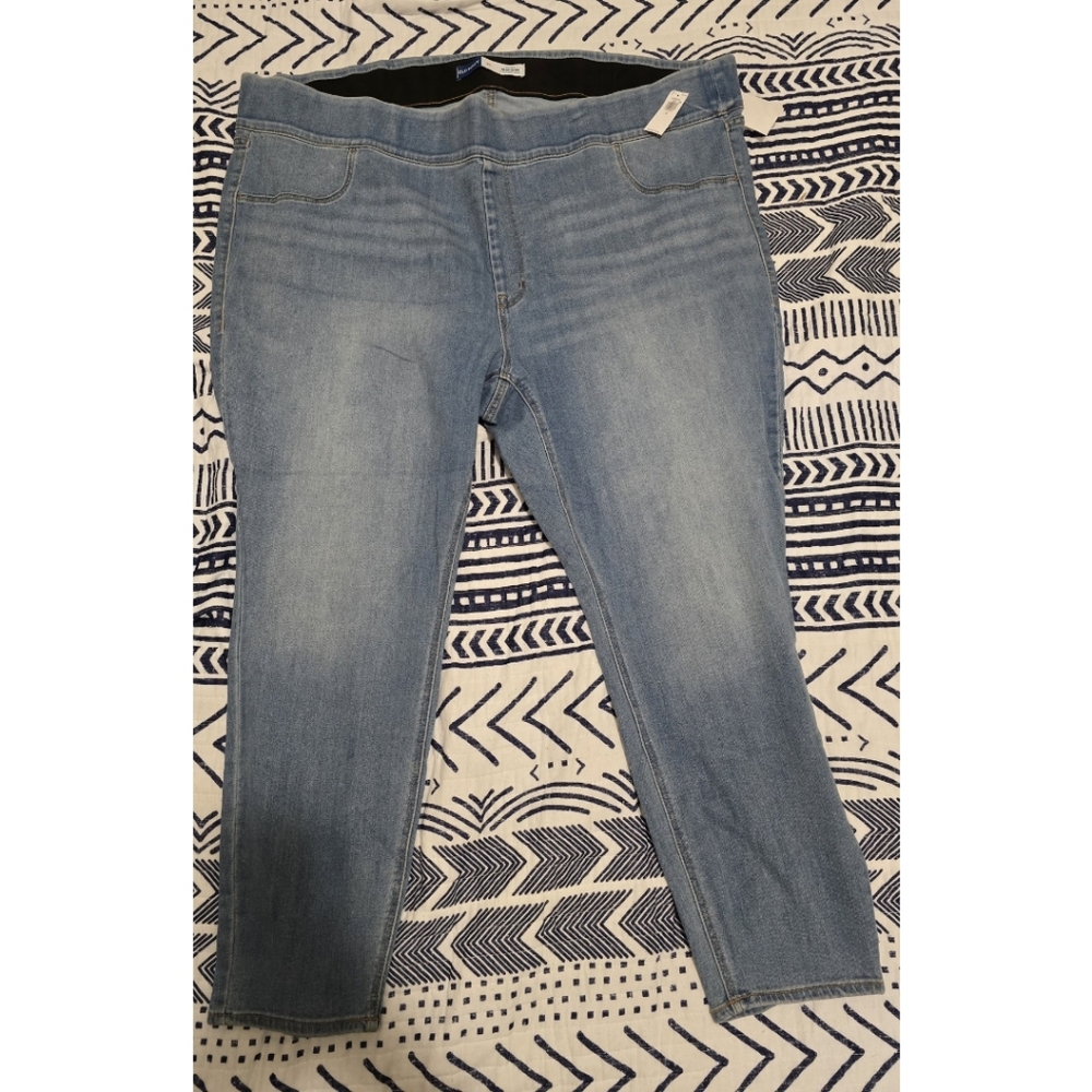 Old Navy Womens Jeans Size 30 Mid Rise Jeggings Jeans New Stretch Waist